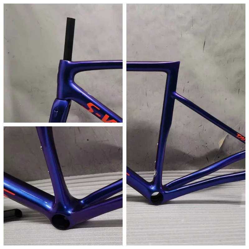 

bicycle frame BSA 2022 new SL6 V brake 700C road bike carbon frame fiber road T1000 carbon Taiwan made frame