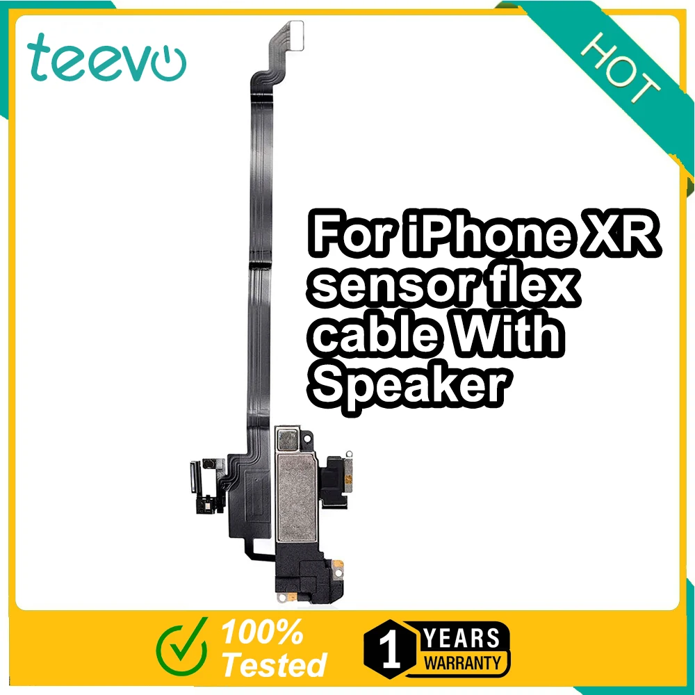 Teevo телефон гибкий кабель для iPhone XR сенсор кабель/с динамиком