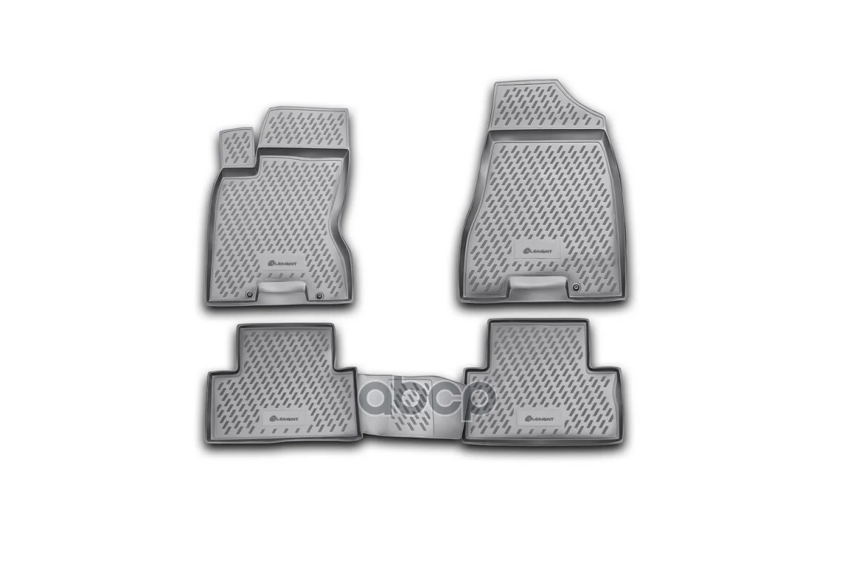 Коврики В Салон Подходит Для Nissan X-Trail T31 (Ii, Iip), 2007-2013, 4 Шт. (Серые)  Ниссан Х Трейл ELEMENT арт. CARNIS00031g _ (art.: 3920bddbcfeee) - 3920bddbcfeee