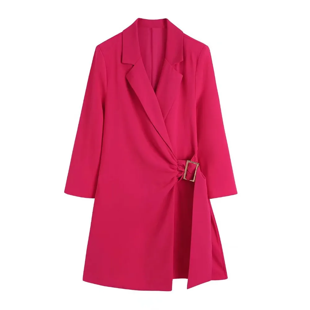 

Женский двубортный комбинезон PB & ZA, Летний комбинезон с пряжкой, модель 2022, 0387055