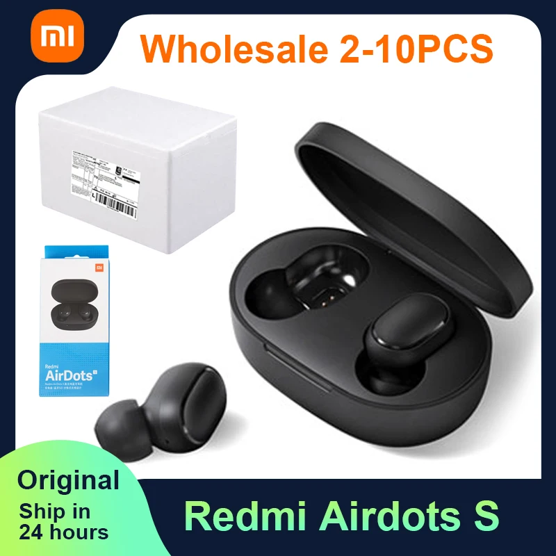 

Wholesale Xiaomi Redmi Airdots S Earbuds Original Tws Wireless Earphone Bluetooth5.0 Gaming Headset Noise Reduction With Mic