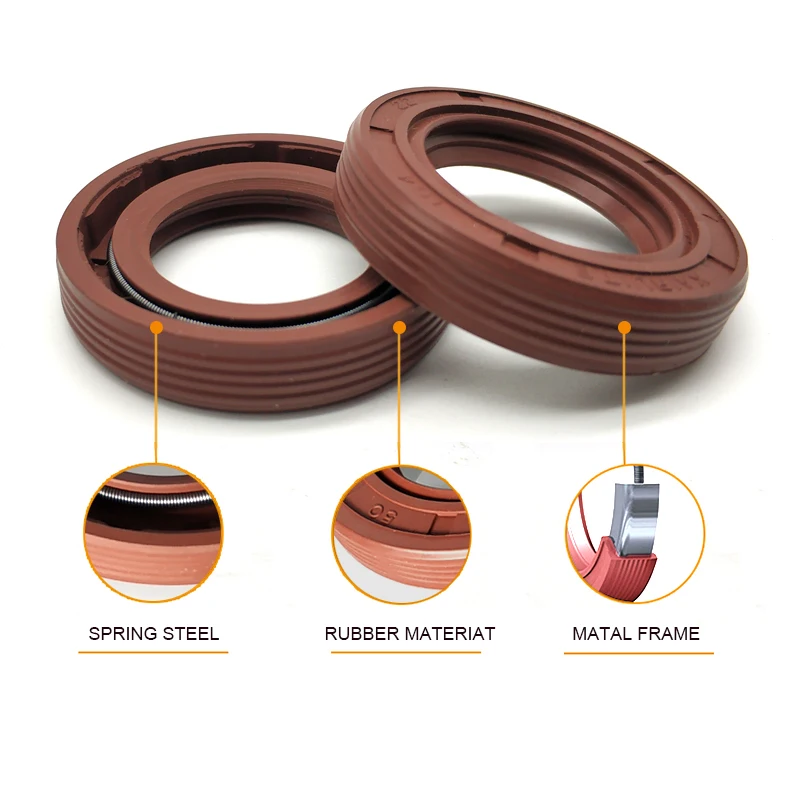 1 шт. масляная прокладка для подшипника 75 мм FKM фторрезиновая двойная губа с