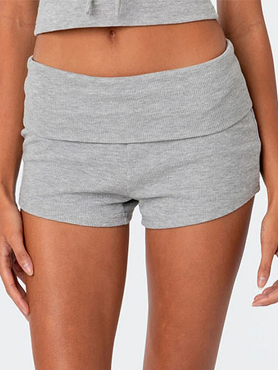 Женские спортивные шорты с высокой талией