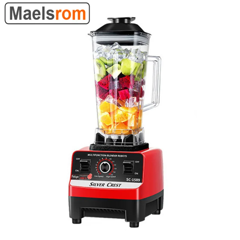 Professional 2L Countertop Blender Multifunctional Mixer Make Shakes And Crush Technology for Smoothies Ice and Frozen Fruit