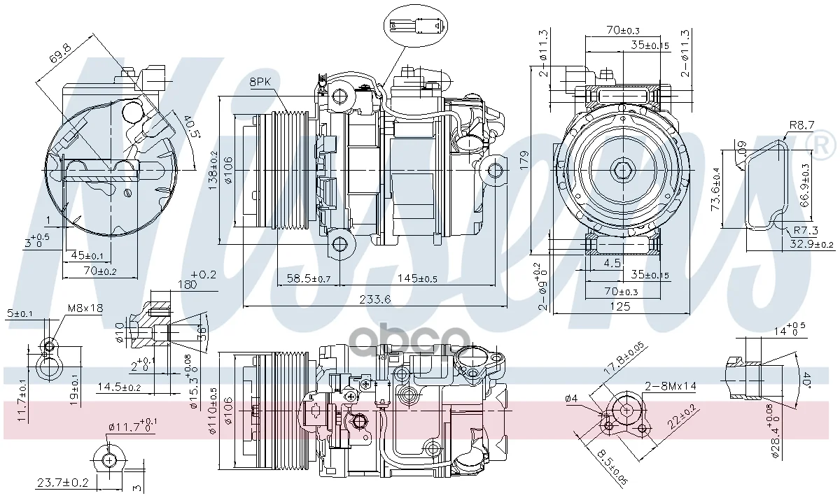 Рисунок 5 - Компрессор Кондиционера Bmw 5 F10-F11-F18