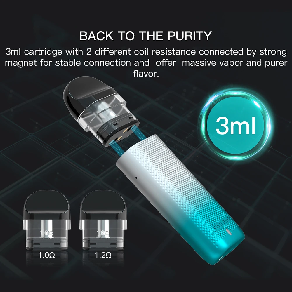 Оригинальный набор для вейпа Smoant Vikii Pro батарея 700 мАч картридж 3 мл подходит