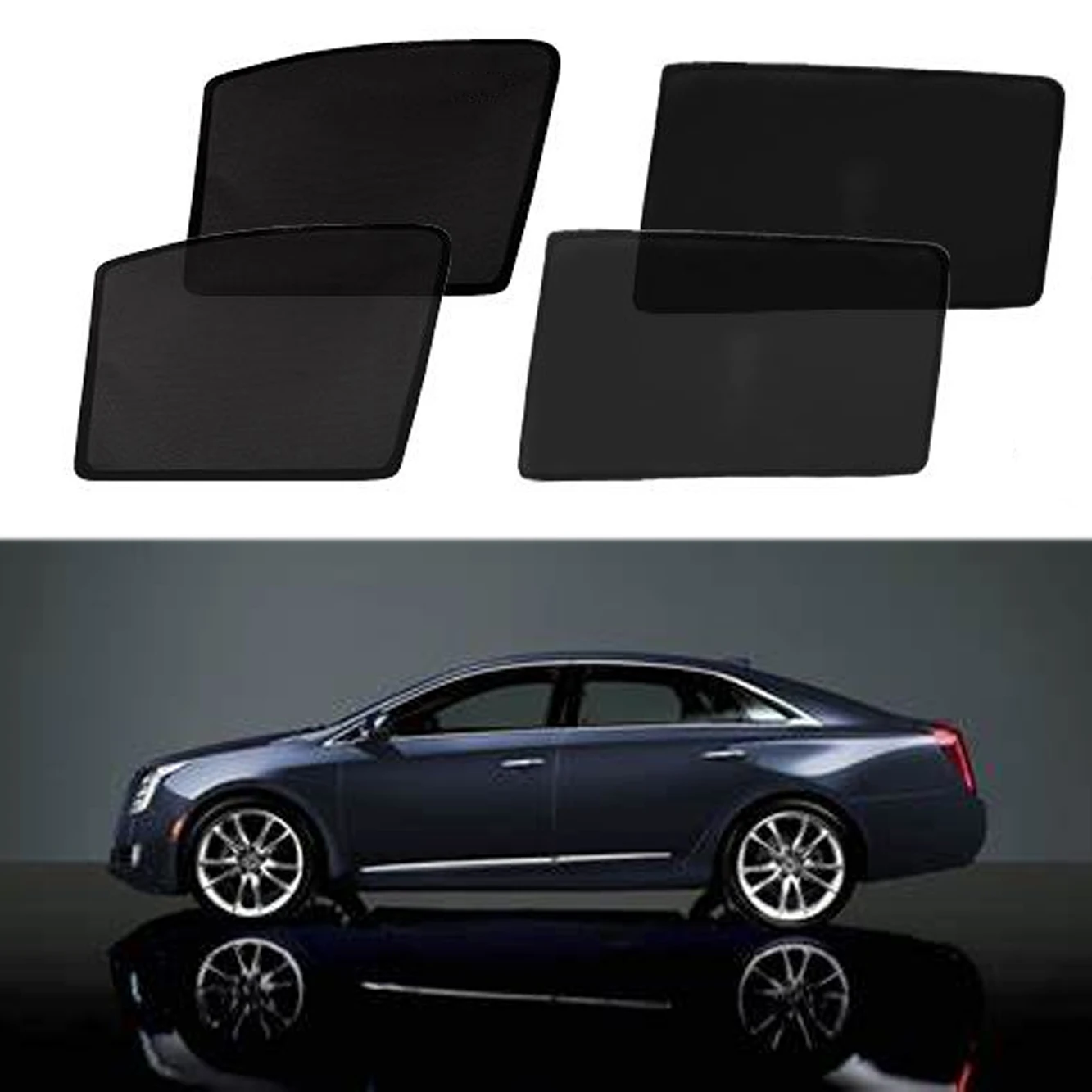 

Magnetic Car Sunshade Shield Front Windshield Frame Curtain Sun Shade Accessories for Cadillac XTS 2013 ~ 2023 2021 2020 2019
