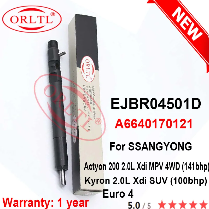 

Новая дизельная форсунка EJBR04701D EJBR03401D EJBR04501D EJBR02601Z EJBR04601D EJBR04401D для Deiphi SSANGYONG Euro 4/3 ORLT