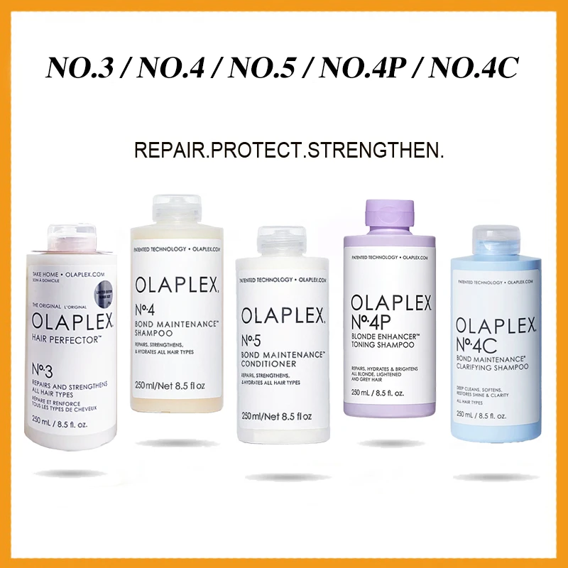 

Olaplex Original Hair Perfector No.3/4/5/4C/4P 250ml Repair Strengthens All Hair Treatment Structure Restorer Hair Mask Care