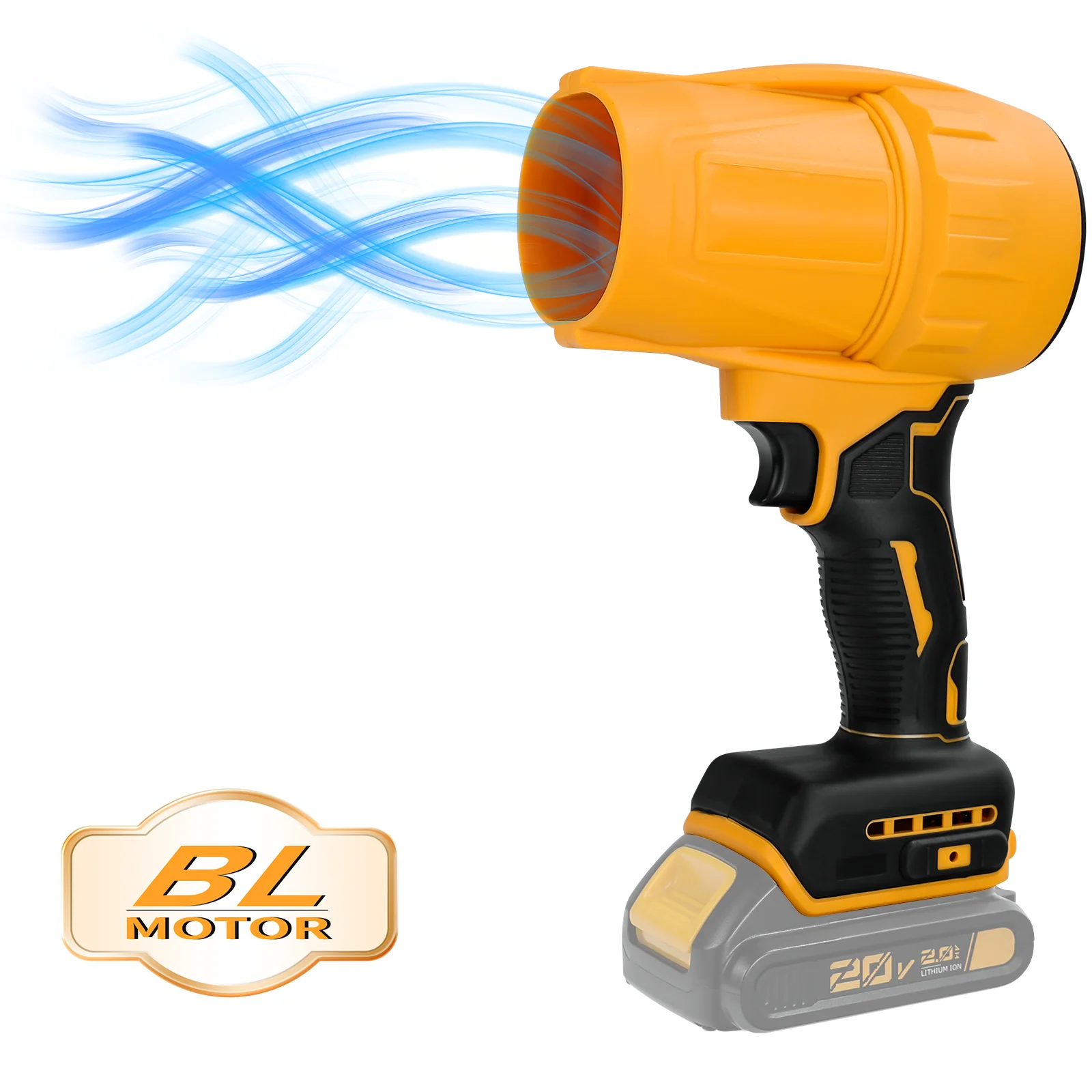 

Бесщеточный турбореактивный вентилятор для аккумулятора Dewalt 20 В, 30000 об/мин, струйная сухая мини-вентилятор, бесступенчатая скорость, электрическая воздушная тряпка (без аккумулятора)