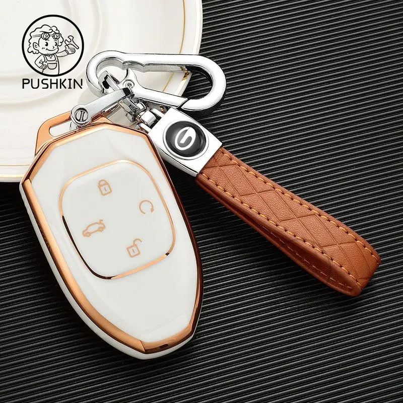 

Чехол для автомобильного пульта дистанционного управления из ТПУ для Trumpchi GAC 2021 Empow J11 J12 J13 J14 J15 J16 GS8, защитные аксессуары для корпуса