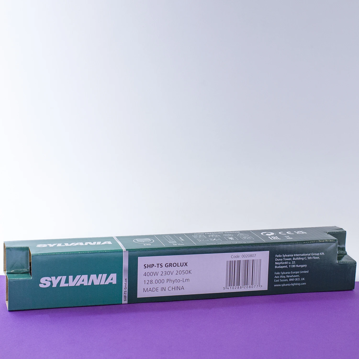 Лампа ДНАТ для растений Sylvania GroLux 400 Вт 2050K E40 |