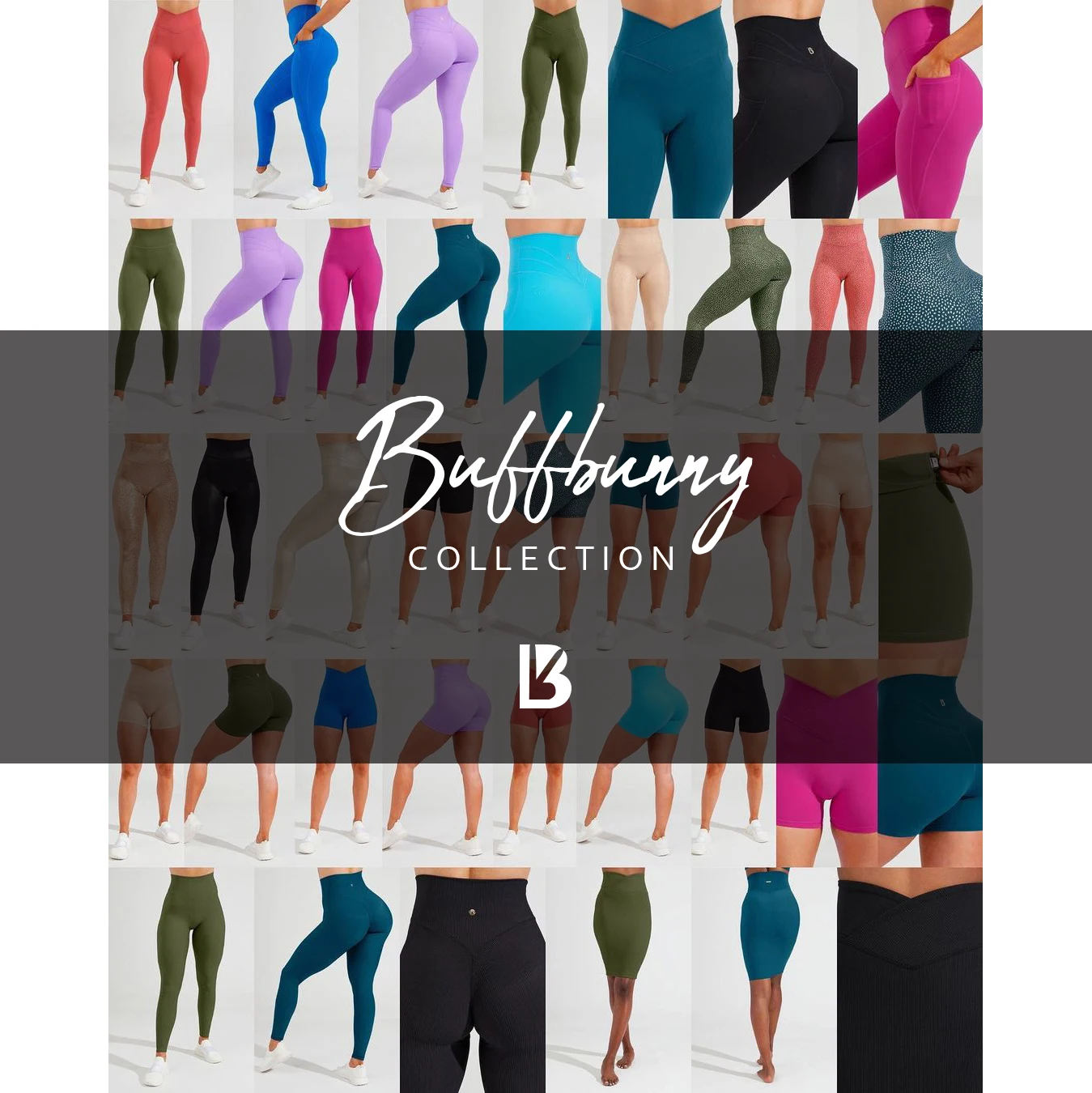 Buffbunny Women's Fitness Ribbed Leggings Sport Legging Ladies High Waist Yoga Tights Workout Pants Casual Gym Wear Large Size