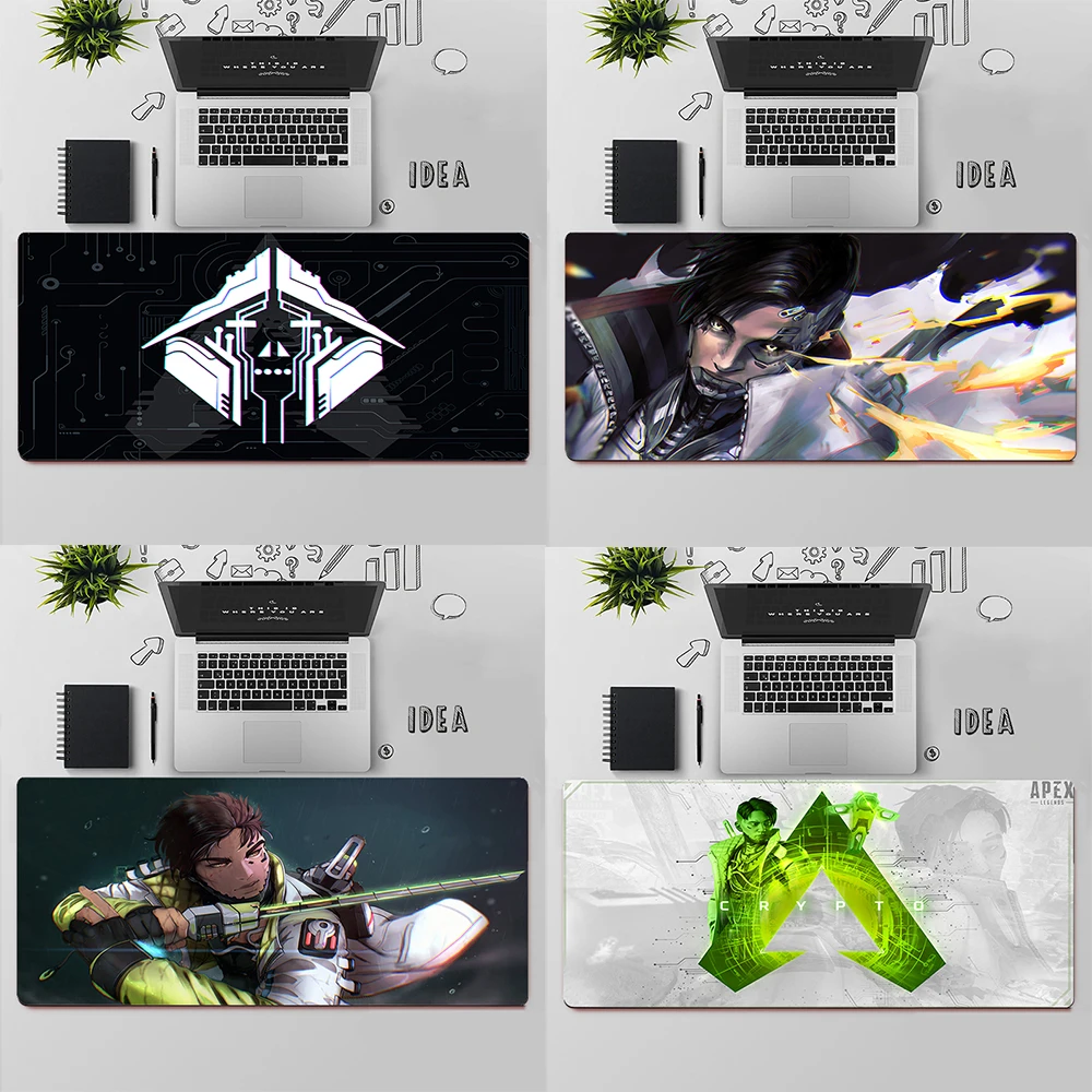 

Игровой коврик для мыши Apex Legends, большой компьютерный коврик для мыши для геймеров, XXL, клавиатура, Настольный коврик
