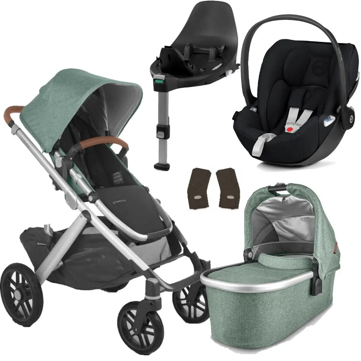 

Brand New UPPAbaby VISTAS V2 Stroller Emmett Green Melange