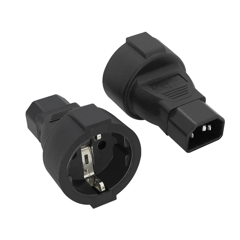 

IEC320 C14 TO EU,IEC 320 C14 to EU Power Socket Adapter,EU AC plug power converter UPS PDU Cable