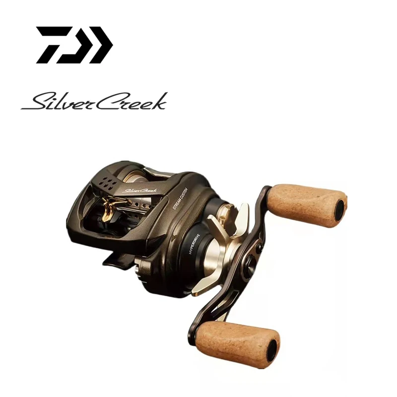 DAIWA Original 2022 Silver Creek Air Bait Casting Fishing Reel Speed Ratio 8.5:1 6/1BB Hyper Double Support G1 Aluminum Spool