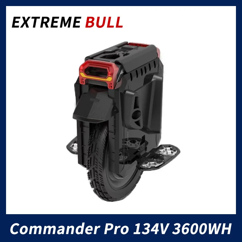 

Оригинальный Begode EXTREME BULL Commander Pro Электрический мини-Моноцикл 134V аккумулятор 3600Wh EUC Wheel Monowheel GW CNC педали