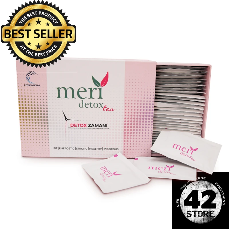 MeriTea turkish herbal slimming pill 1 box 60 pcs detox product speed weight loss fat burning fat scraping fat removal Meri