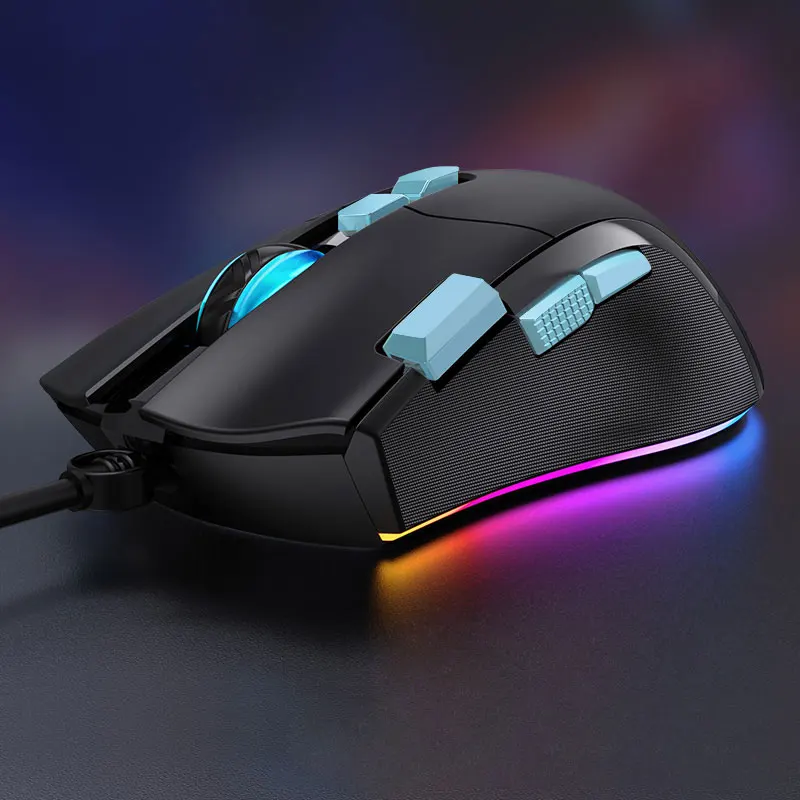 Проводная мышь M10 SUNSONNY игры и навыки специальная RGB светоизлучающая