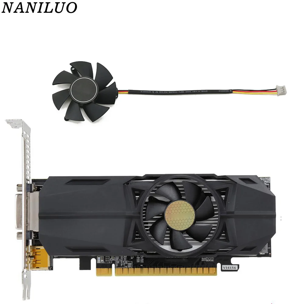 FS1250-S2053A 12V 0.19A Замена для Gigabyte GTX1030 GTX1050 fan GTX 1030 1050 1050Ti OC низкопрофильный вентилятор