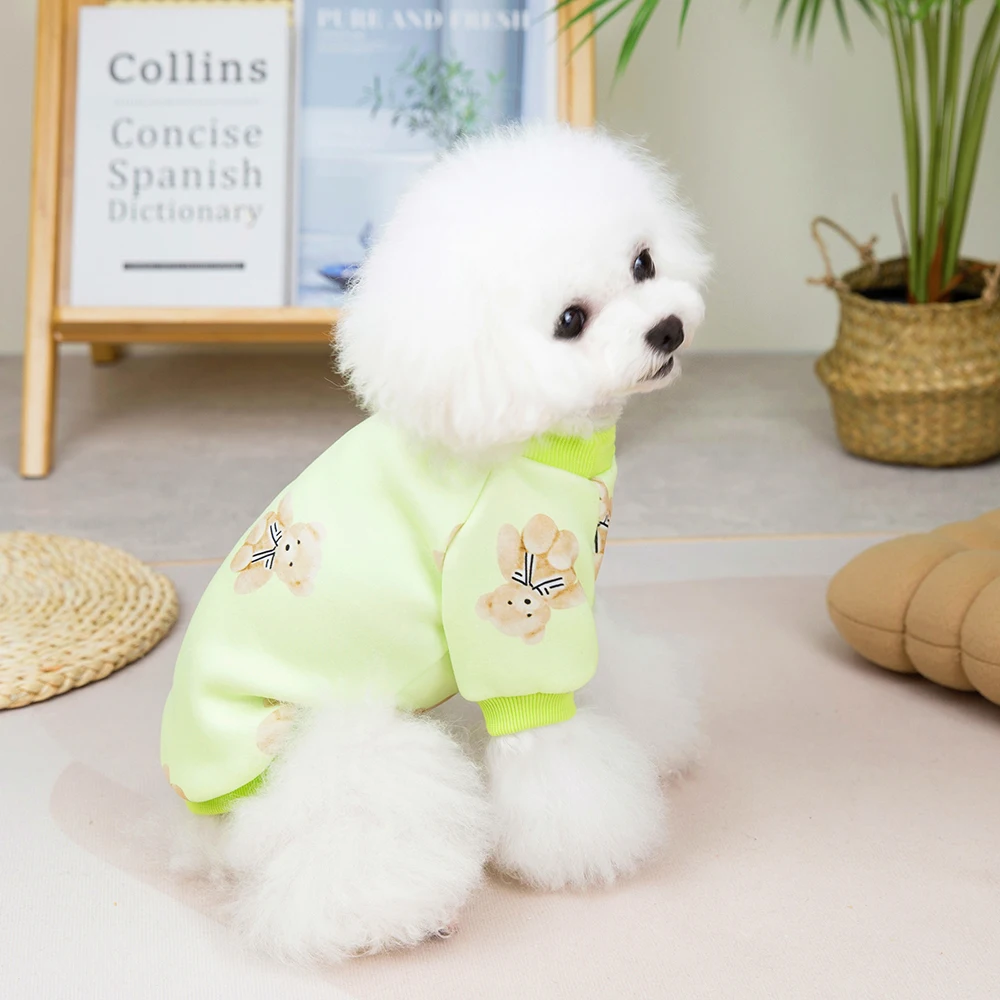 

2022 Autumn Winter Puppy Clothes For Small Medium Dogs Warm Cartoon Dog Sweater For Cat French Bulldog Chihuahua Pet Dog Vest
