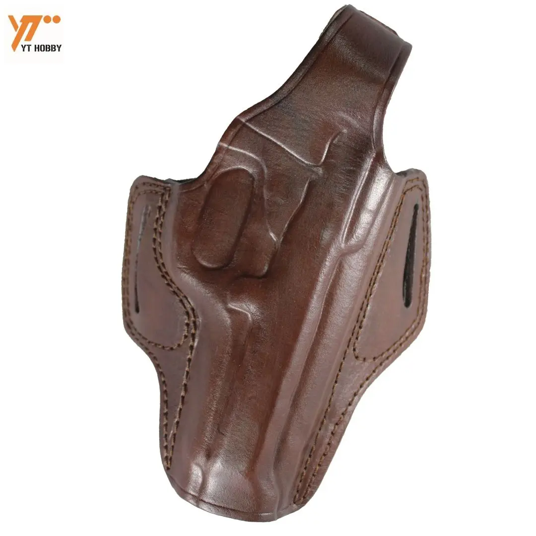 YT HOBBY Stoeger Cougar 8000 Handmade Real Leather Fast Draw OWB Outside The Waist Band Carry Pistol Gun Firearm Holster pouch