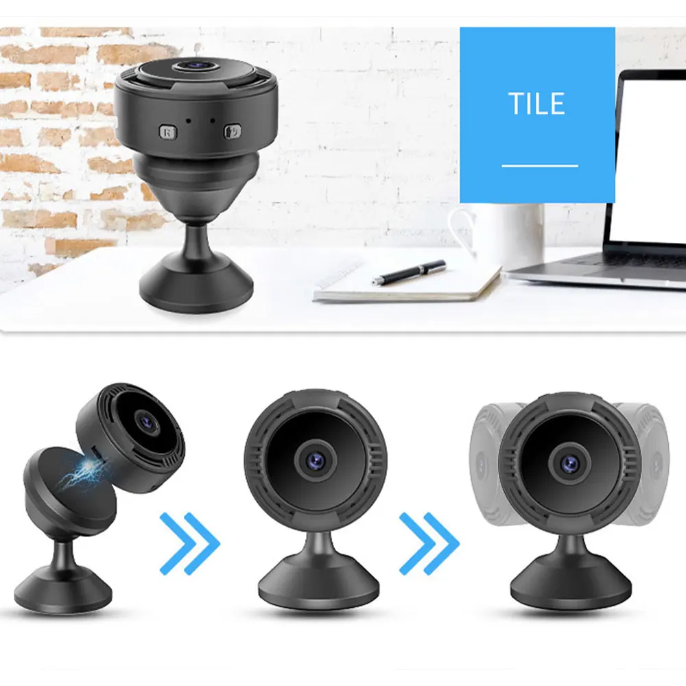 Wifi Mini Camera HD 1080P Wireless Night Vision Detection Motion Micro Cameras Video Recorder Remote Home Security Camcorder F8 |