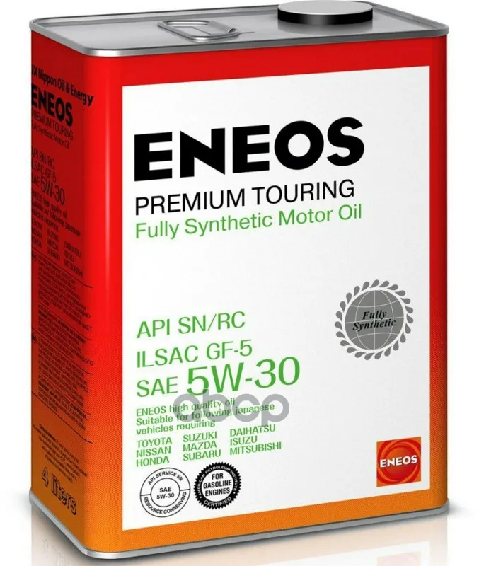 ENEOS Eneos Premium Touring 5w30(4l)_масло Моторн.! Синтapi Sn, Ilsac Gf-5