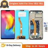 100 test aaa for vivo y81lcd y83 y85 display screen touch digitizer assembly for vivo y81i with frame replace 6 22 inch