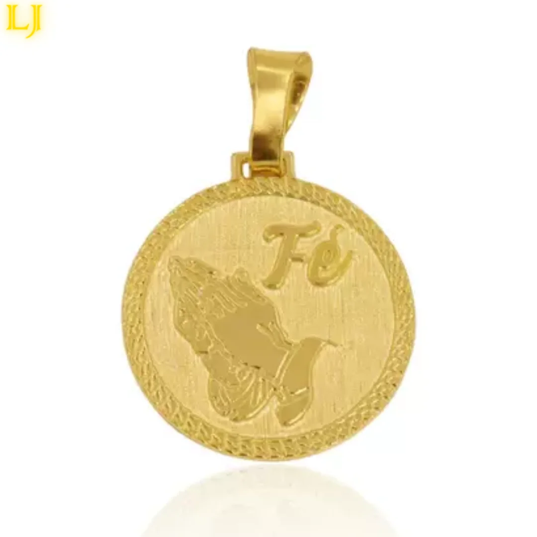 

Ancient Coin Pendant Hands of Faith 2 Models to choose from! Pendants Praying Jesus Bible jewelry elegant and luxury Etern Color