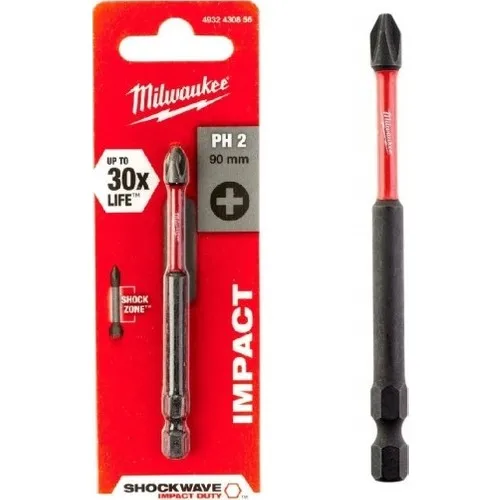 

Milwaukee Bits End Ph2 90mm. 1'li Package Shockwave screwdriver bit Star screwdriver uc cordless screwdriver