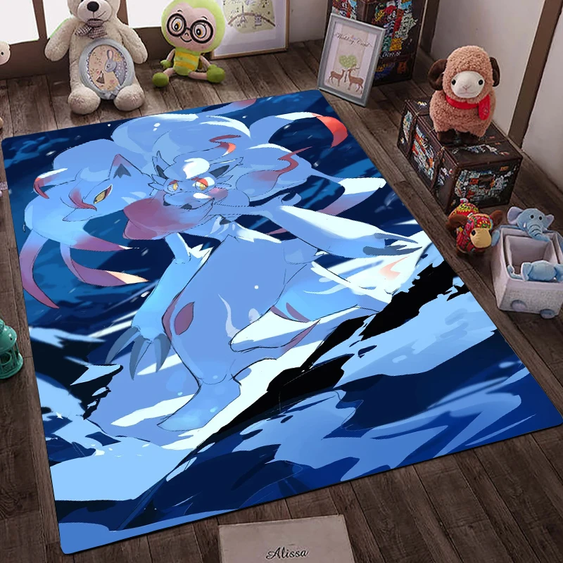 MINISO мультфильм Покемон милый Пикачу 3D ковер для спальни гостиной домашний диван
