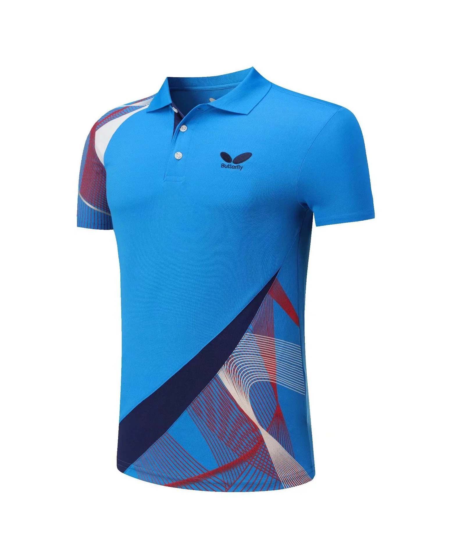 New Table Tennis Clothing Men's and Women's Short Sleeve Speed Dry Breathable Training Suit Lapel Sports Team Uniform