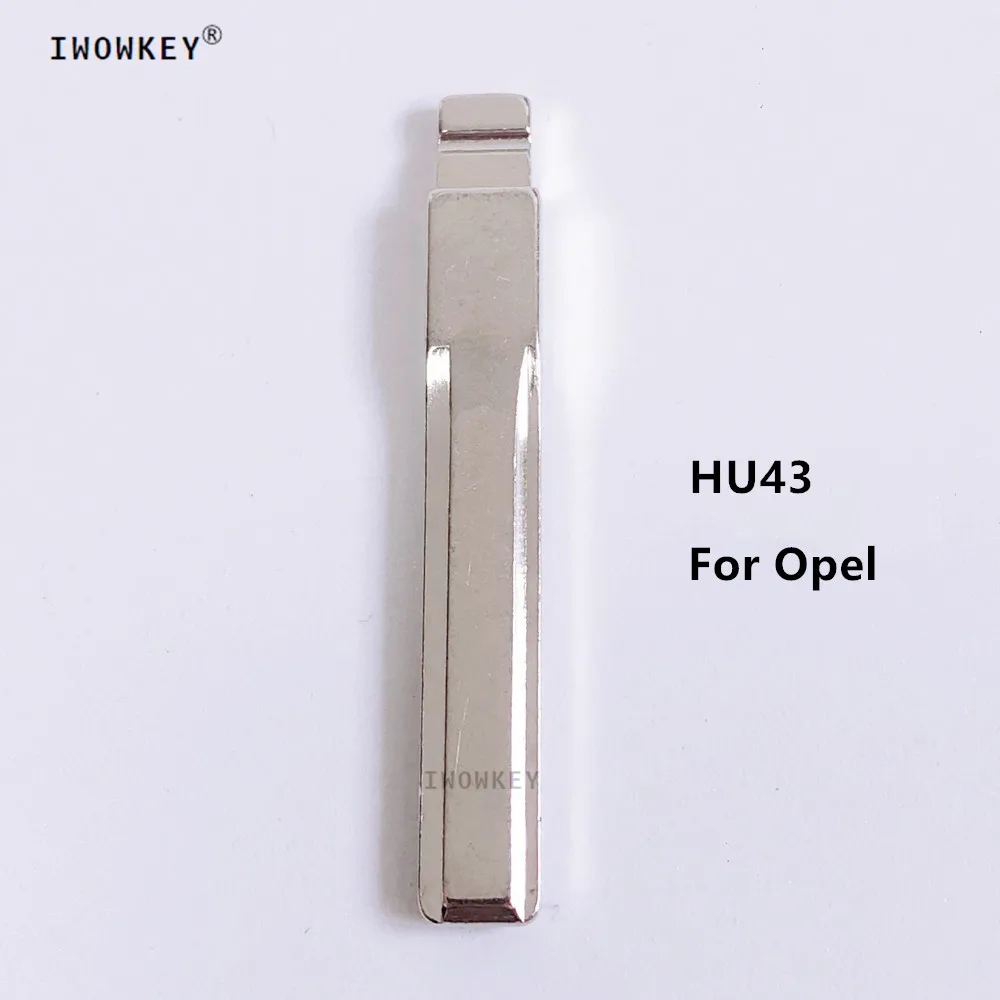 

10pcs HU43 Metal Uncut Blank Flip Remote Key Blade For Opel Astra Zafira Frontera Omega Vectra for keydiy KD xhorse VVDI NO.79