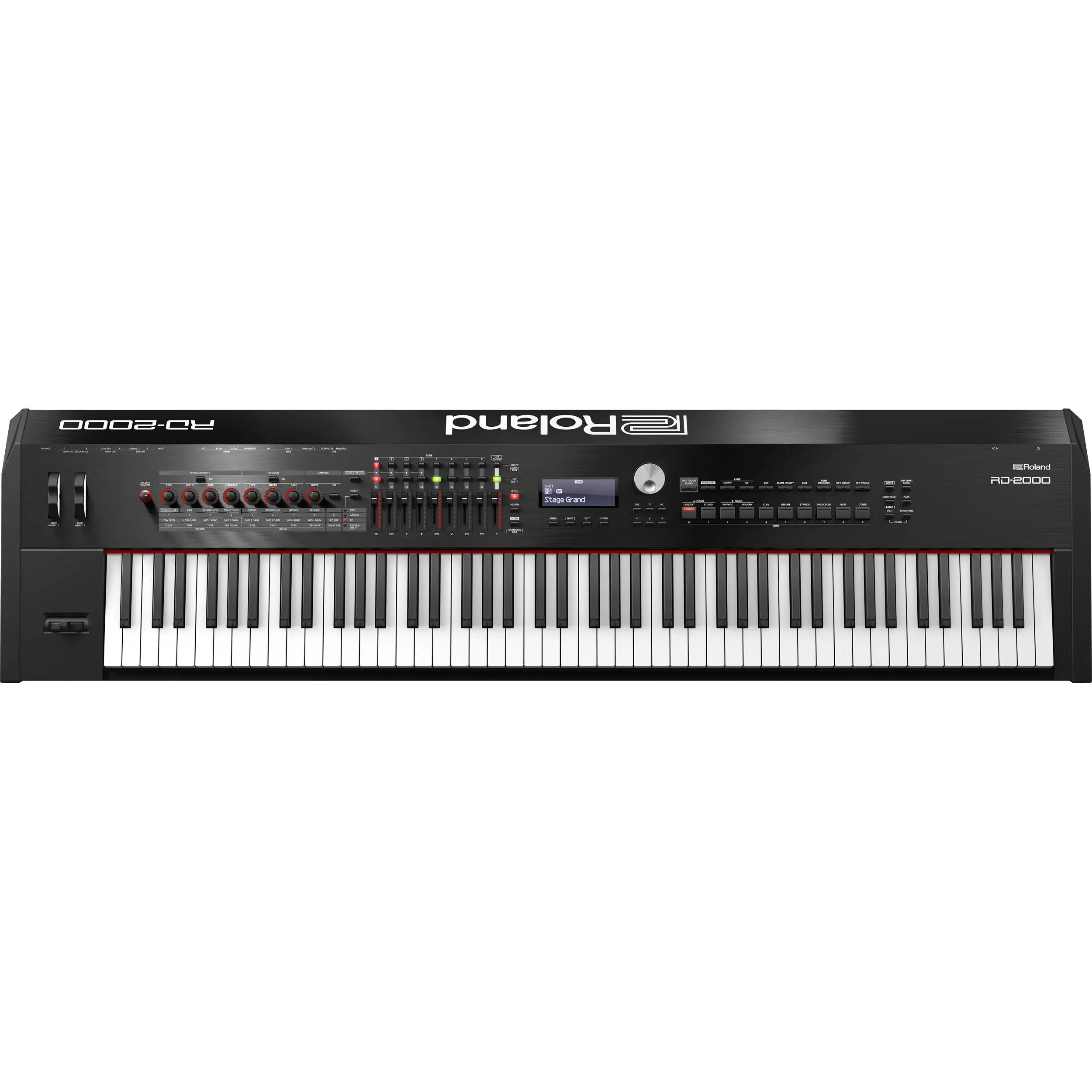 

Высокое качество на цифровом сценическом пианино Roland RD-2000 88-Key