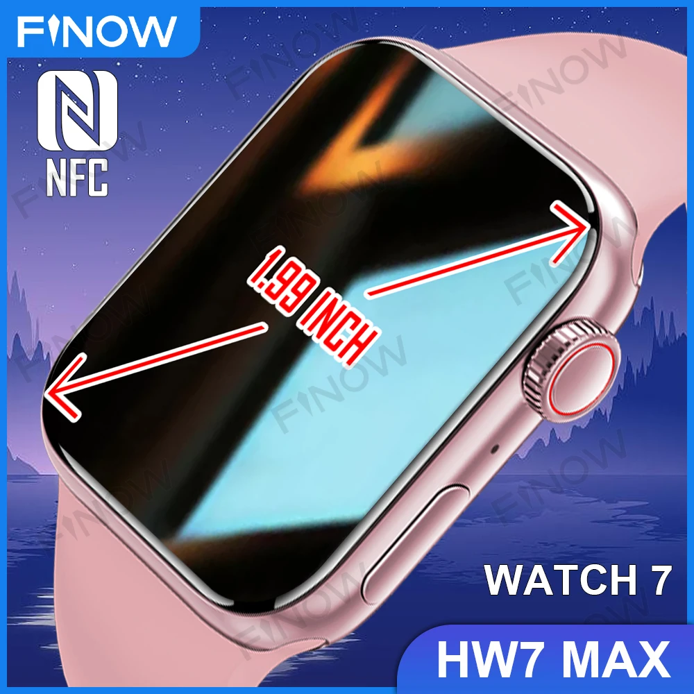 

Смарт-часы Finow HW7 Max, 1,99 дюйма, 420*480, 7 дюймов