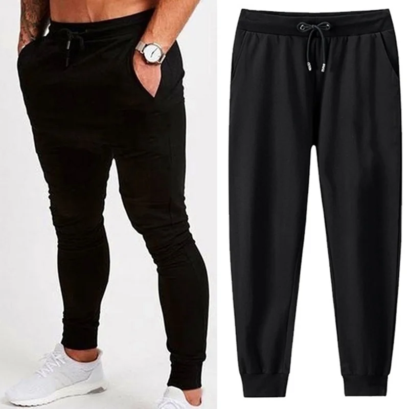 Fashion Men's Sport Pants Casual Jogging Sweatpants Slim Fit Trousers Long Pants