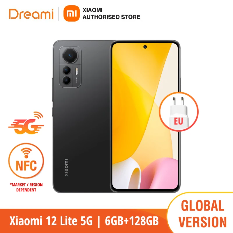Kup Wersja Globalna Xiaomi 12 Lite 5G | Snapdragon 778G 5G | Studyjna Kamera Potrójna 108MP | Wyświetlacz AMOLED 20Hz