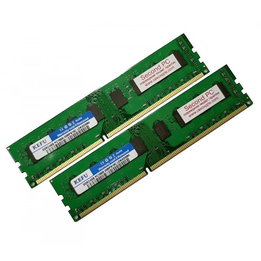 ОЗУ Dimm 8Gb PC3-12800(1600)DDR3 KEFU-Elpida J2204B3MB-AE (Kit 2x4Gb)