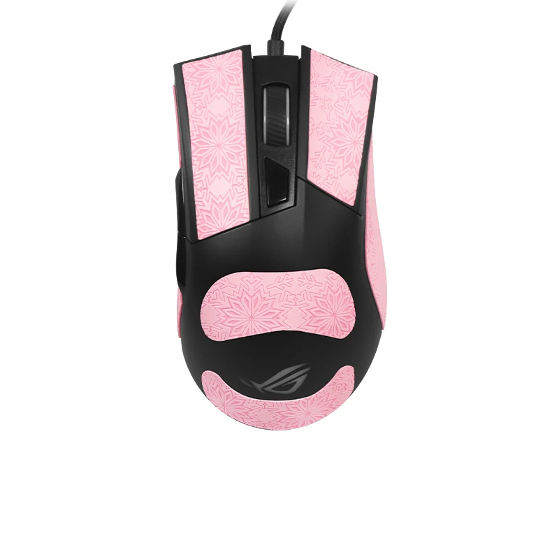 Замшевая наклейка на мышь с полным/полу покрытием противоскользящая для ASUS ROG