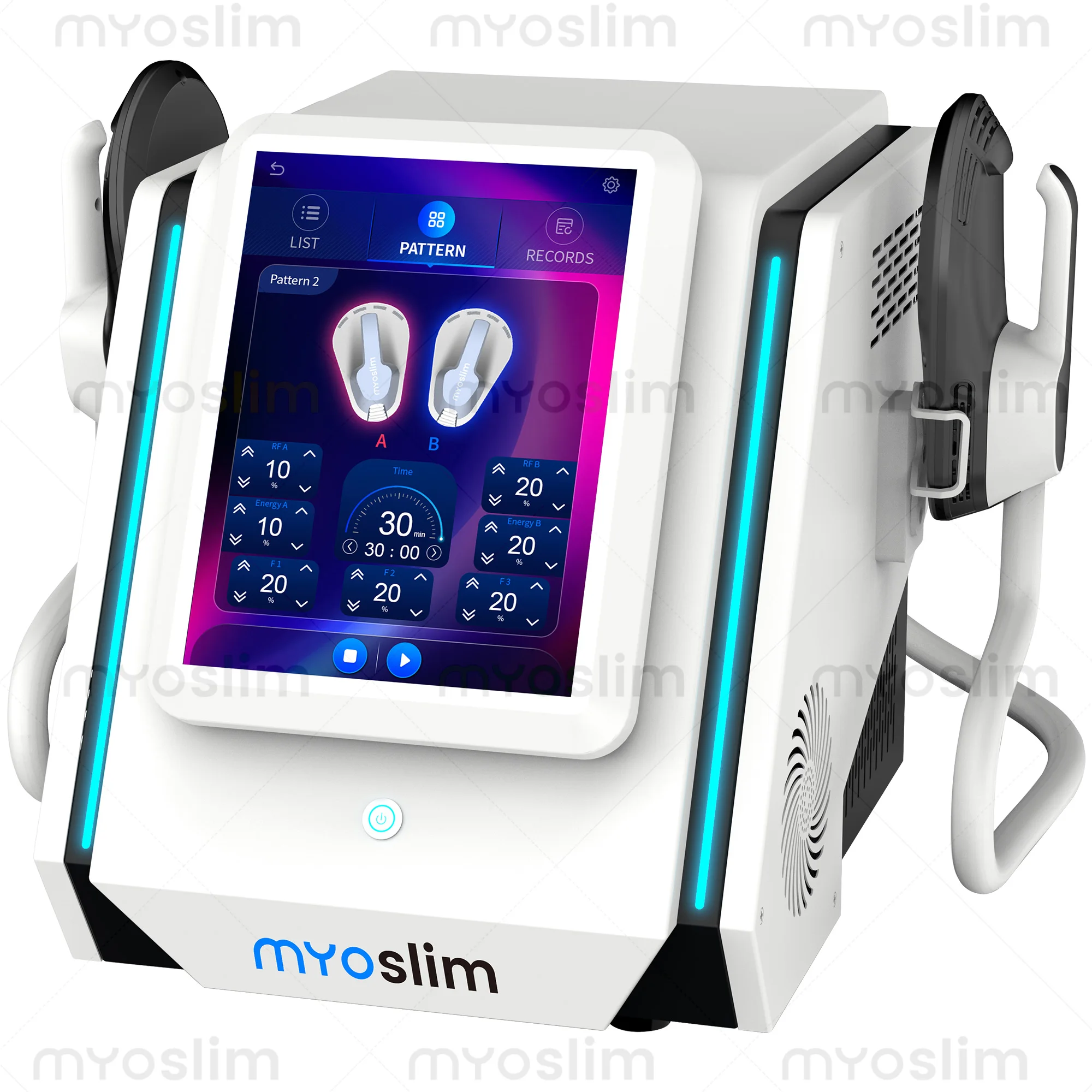 Профессиональный аппарат для коррекции фигуры MYOslim 6500W, портативный электромагнитный стимулятор мышц Nova RF для электромагнитной стимуляции мышц (art.: 3920daa7d4a2f) - 3920daa7d4a2f