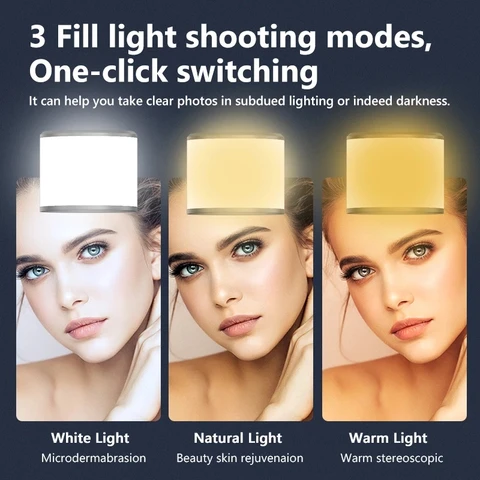 Q12S Беспроводная селфи-палка с подсветкой