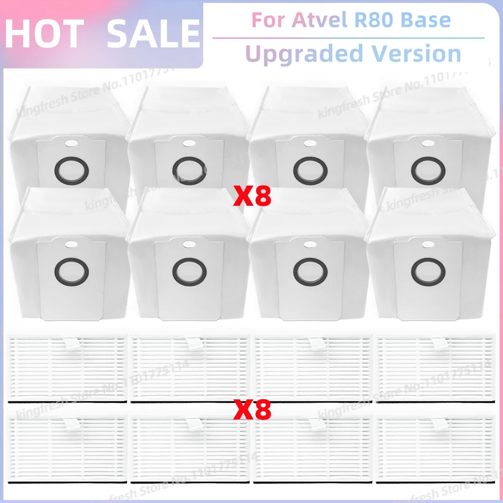 

Комплект запасных частей для робота-пылесоса Atvel R80 BASE Black