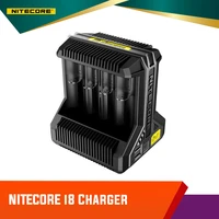 nitecore i8 8 independent slots smart all in one battery charging station for li ion ni cd and nimh batteries usb compatible