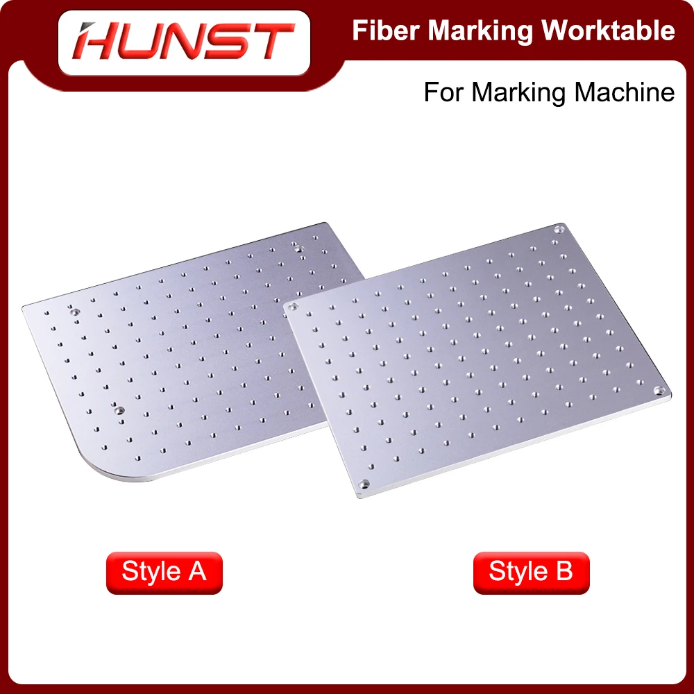 Hunst Aluminum Sheet Working Platform 320*280mm & 350*550mm for Fiber Optic UV CO2 Laser Marking Machine.