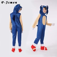 p jsmen hedgehog jumpsuit childrens cosplay costume boys girls cartoon jumpsuits