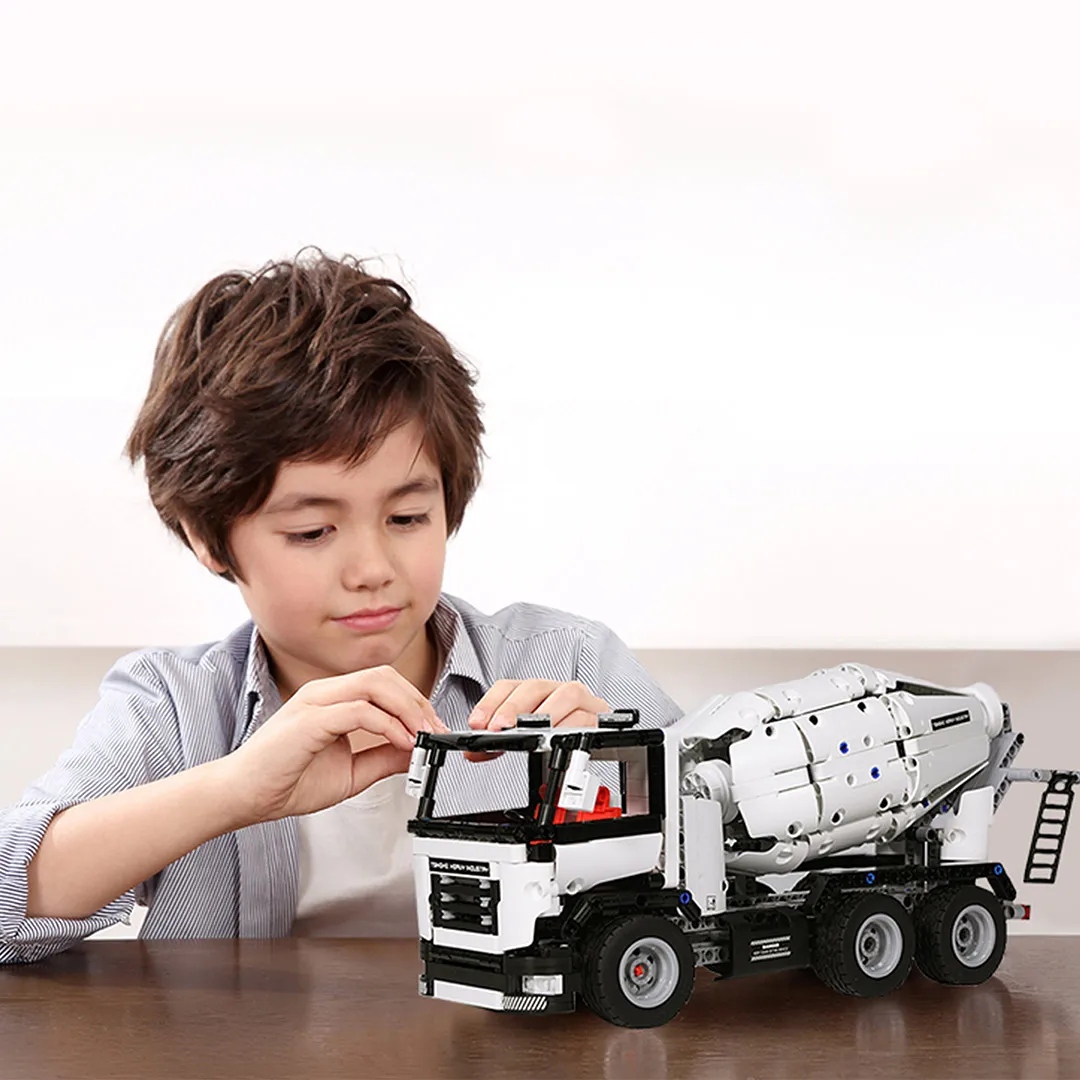 

ONEBOT Engineering Mixer Tanker Boys Toy Building Blocks Child Educational DIY Toys For Birthday Christmas Surprise Gift