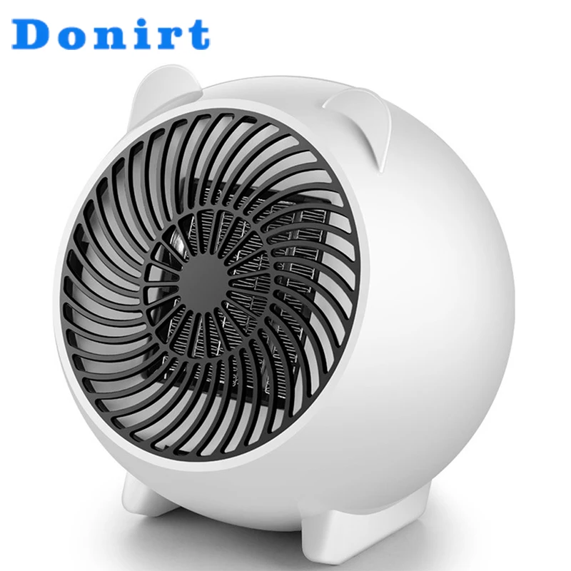 

Donirt 2022 Hot 500W Portable Winter Electric Heater Mini Fan Heater Desktop Household Wall Heater Stove Radiator Warmer Machine