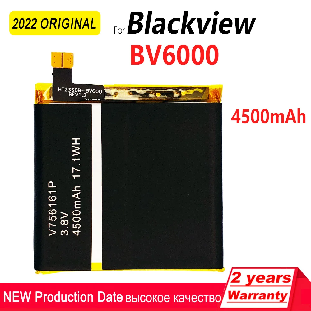 

100% Original 4500mAh V756161P Phone Battery For Blackview BV6000 BV6000S High quality Batteries With Tracking Number